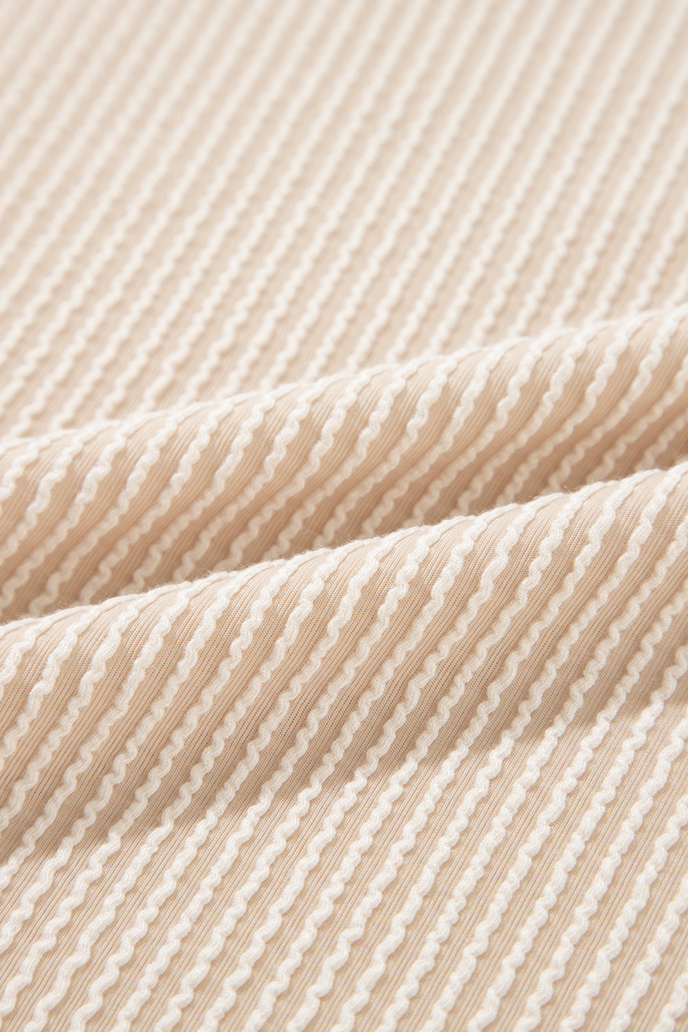 Turquoise Ribbed Knit Pocketed Loose Fit Crew Neck T Shirt - Stormyjay