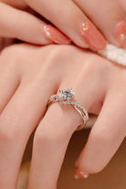 Bold Beauty 1 Carat Moissanite Heart-Shaped Ring - Stormyjay