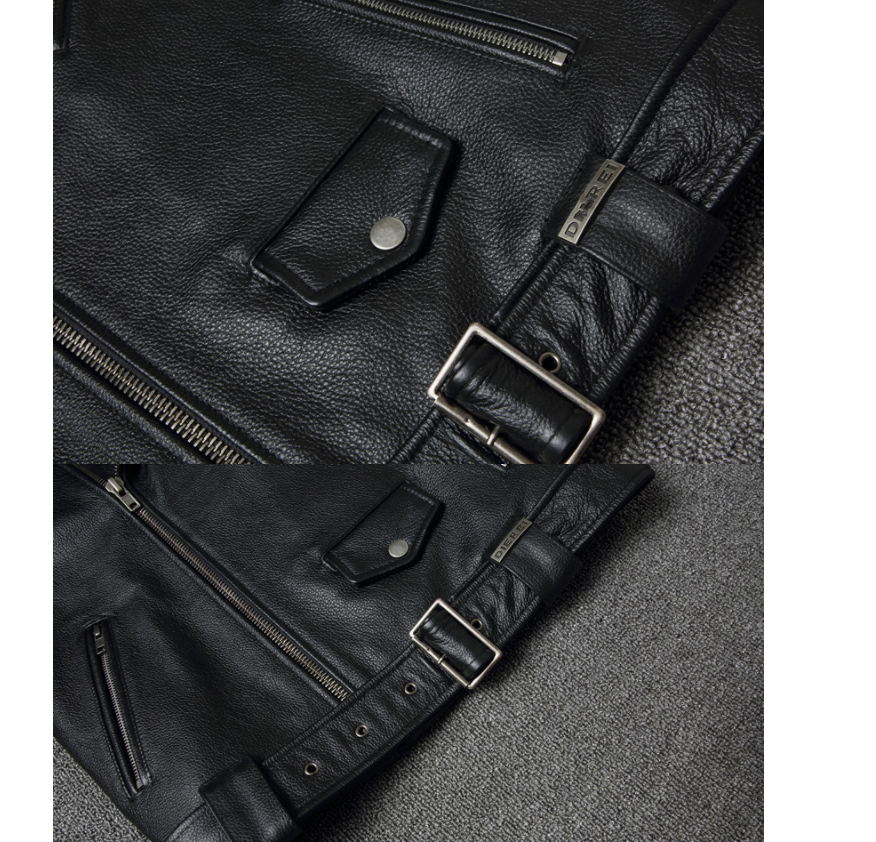 Harley's New Motorcycle Jacket Leather Men - Stormyjay