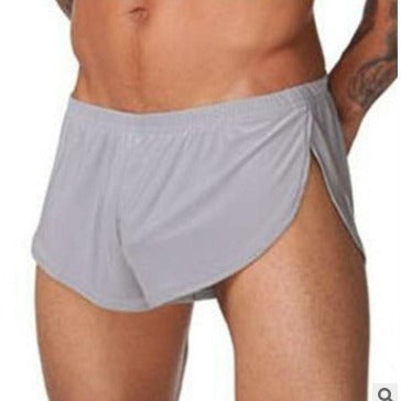 Men's Underwear Silky Round Edge Sports Underwear Home Shorts - Stormyjay