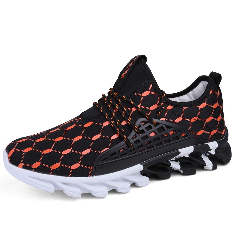 Men's Sport Sneakers Men Comfortable Sports Outdoor Running Shoes Newest Male Breathable Footwear for Men Lace-Up - Stormyjay