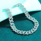 4.63 Carat Moissanite 925 Sterling Silver Bracelet - Stormyjay