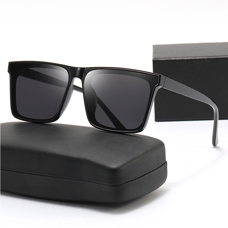 Square Sunglasses With Flat Tear Film For Men And Women - Stormyjay