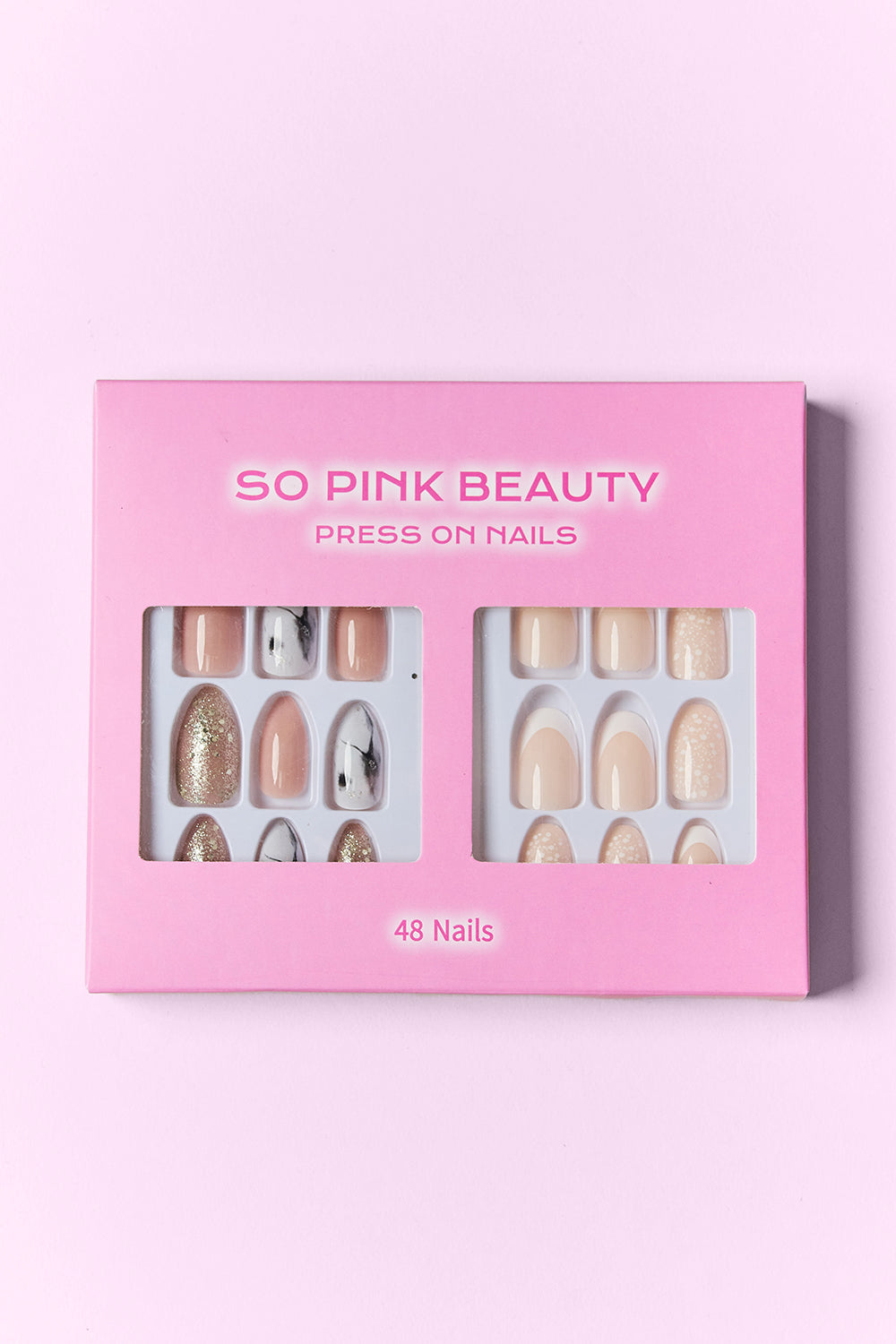 SO PINK BEAUTY Press On Nails 2 Packs - Stormyjay