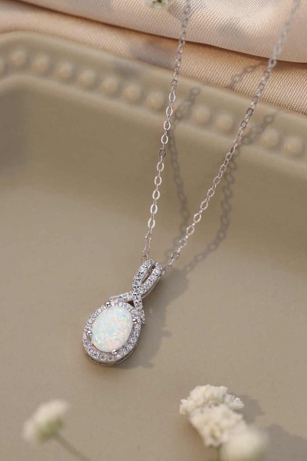 Feeling My Best Opal Pendant Necklace - Stormyjay