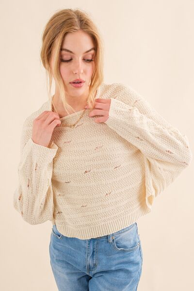 And The Why Dolman Sleeves Sweater - Stormyjay