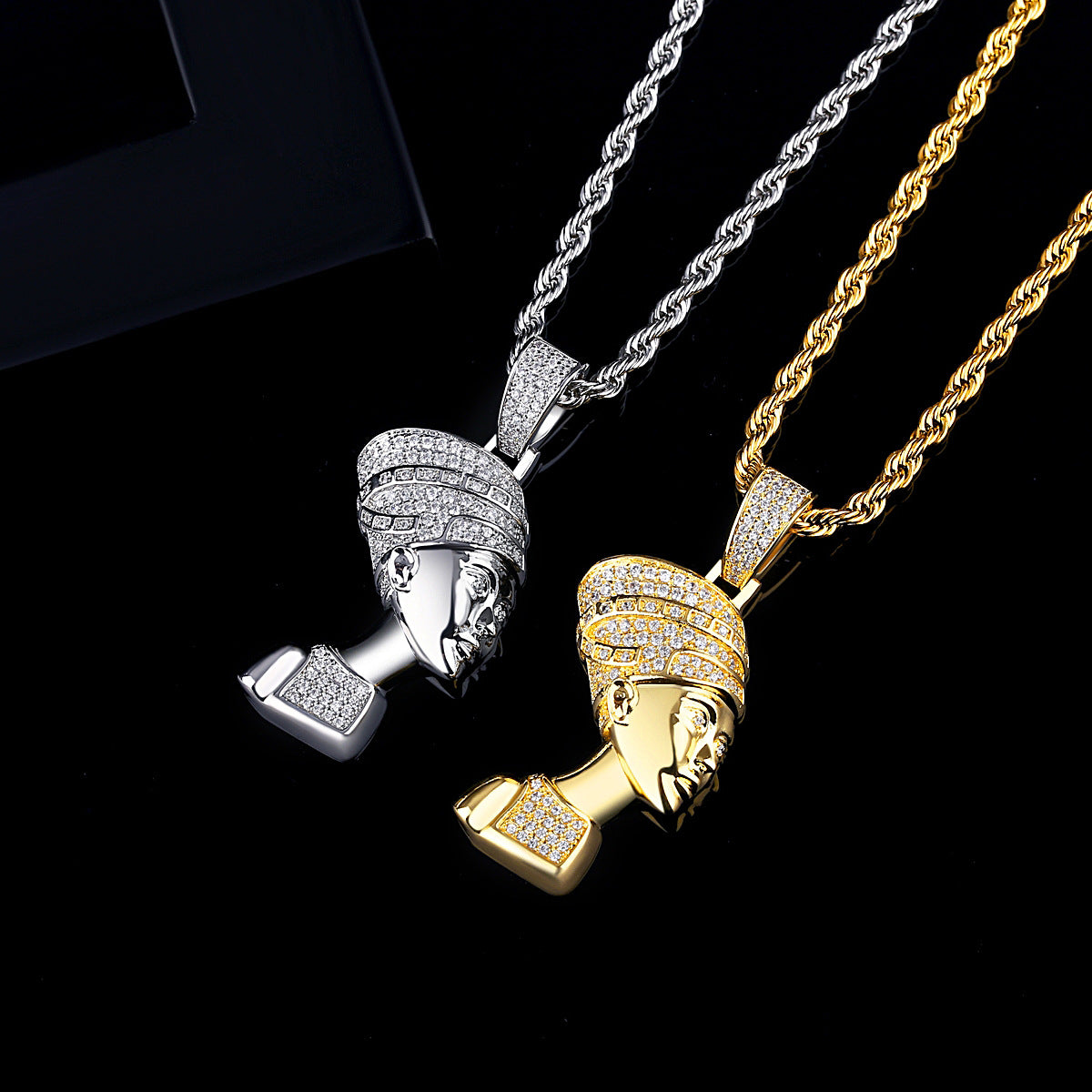 Discover street-style hip-hop pendant jewelry designed for men, adding a bold and urban touch to your accessories. - Stormyjay