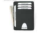 Wallets Black Business Card Holder For Men Simple Purse Bag - Stormyjay