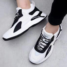 Fashion Black White Sneakers Casual Outdoor Lightweight Breathable Sports Shoes For Men - Stormyjay