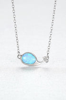 Opal Dolphin 925 Sterling Silver Necklace - Stormyjay