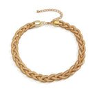 Braided Snakebone Chain Trendy Metal Minimalist Necklace HEDTT5D5TM - Stormyjay