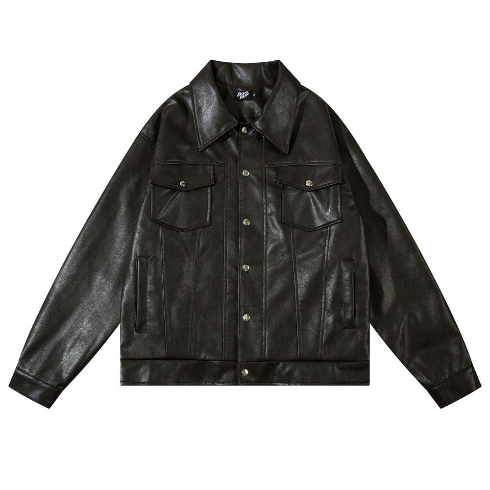 Riding Biker's Leather Jacket Men - Stormyjay