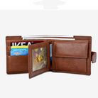 Men's Leather Wallet Multifunctional Short Men - Stormyjay