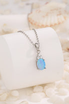 Find Your Center Opal Pendant Necklace - Stormyjay