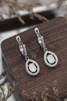 Opal Pear Shaped Drop Earrings - Stormyjay