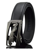 Men Automatic Buckle Leather Belts - Stormyjay