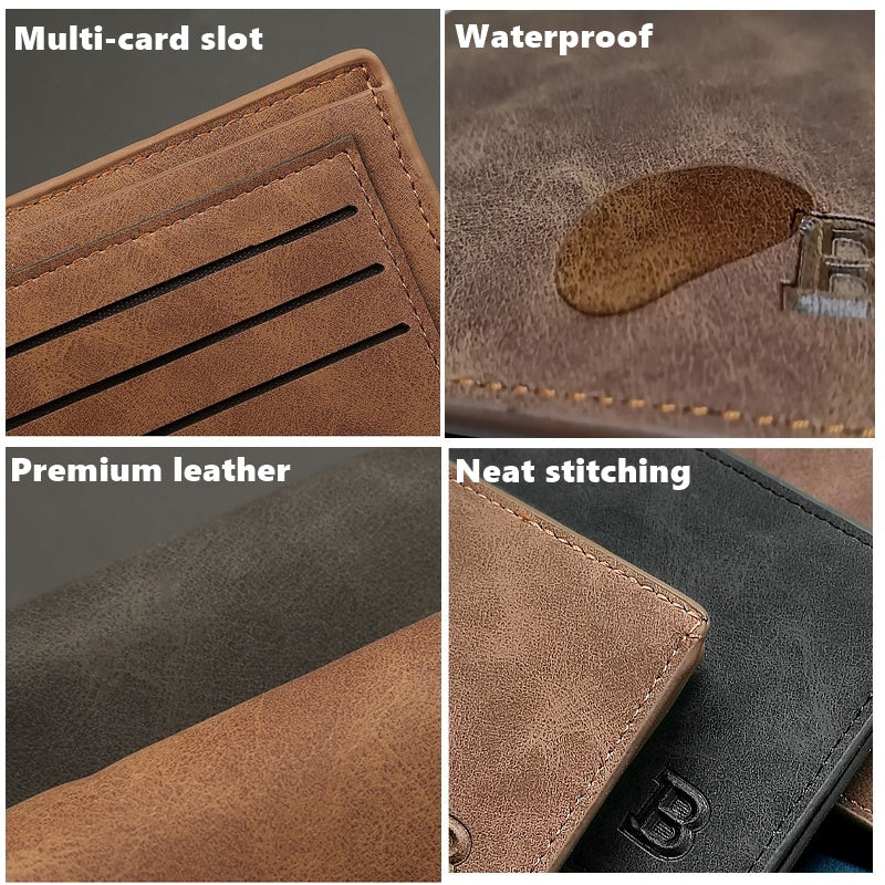 New Men Wallets Small Money Purses Design - Stormyjay