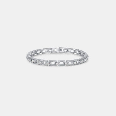 3.2 Carat Moissanite 925 Sterling Silver Bracelet - Stormyjay