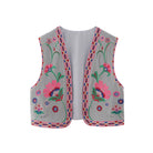 New Ladies Fashion Embroidered Cardigan Vest Vest - Stormyjay