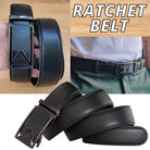 Men's Ratchet Belt Leather Mens Belt With Slide Buckle Ratchet Belts For Men USA - Stormyjay