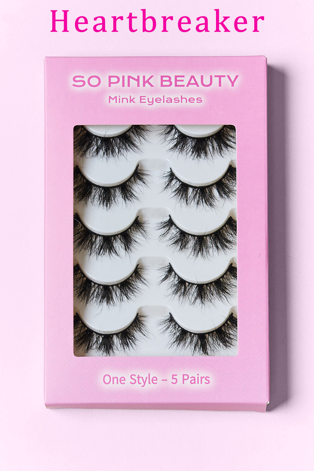 SO PINK BEAUTY Mink Eyelashes 5 Pairs - Stormyjay