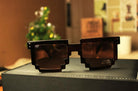 Sunglasses Men Pixel Mosaic Style - Stormyjay