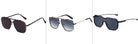 Twin-beam Metal Sunglasses For Men - Stormyjay