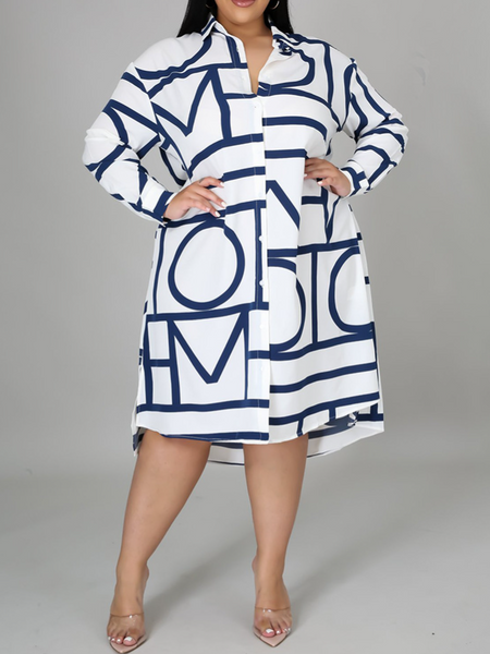 Printed Pleated Tunic Dress HWULYUZFD3 - Stormyjay