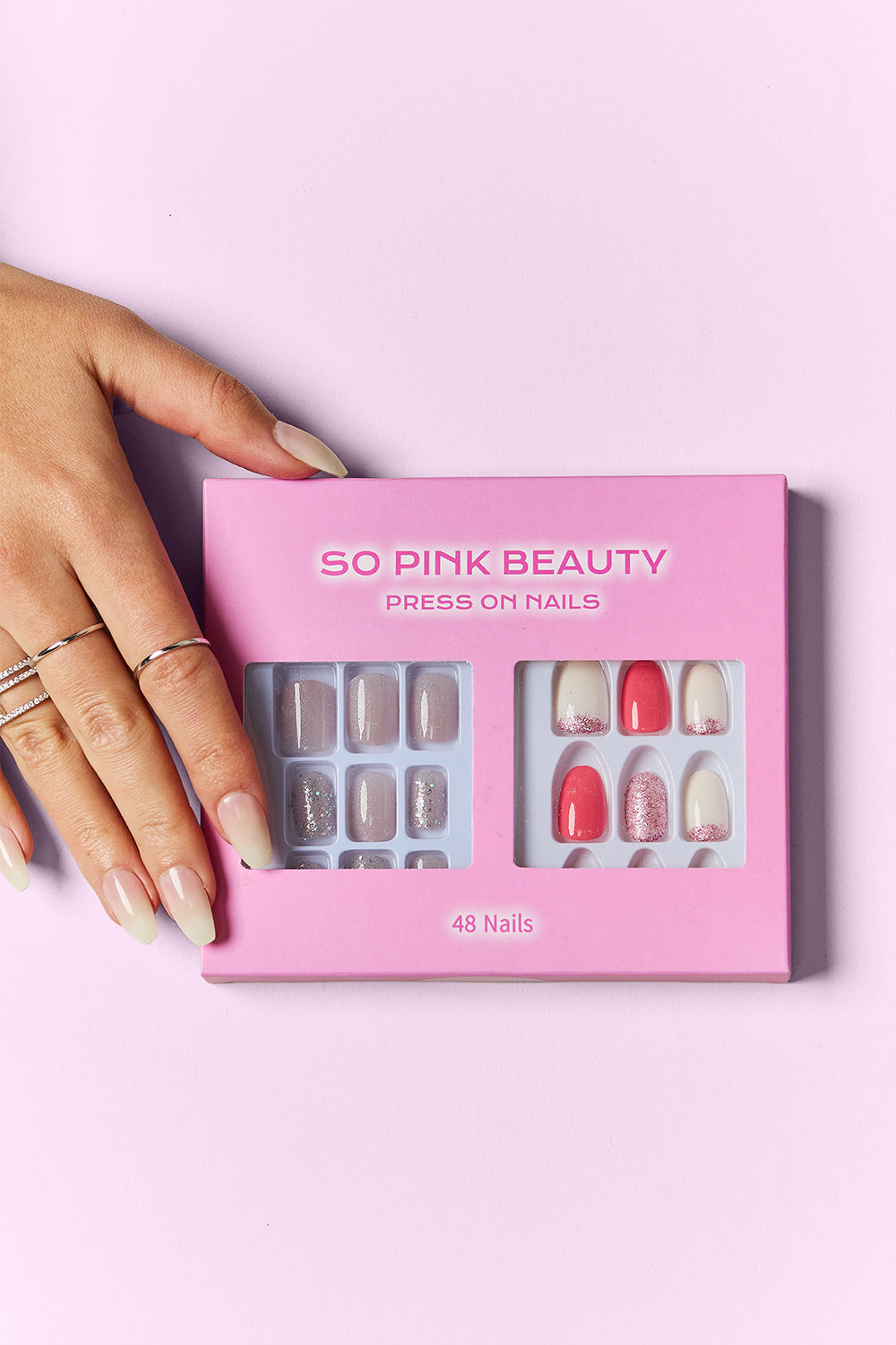 SO PINK BEAUTY Press On Nails 2 Packs - Stormyjay