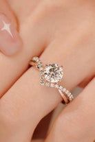 Bold Beauty 1 Carat Moissanite Heart-Shaped Ring - Stormyjay