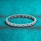 3.2 Carat Moissanite 925 Sterling Silver Bracelet - Stormyjay