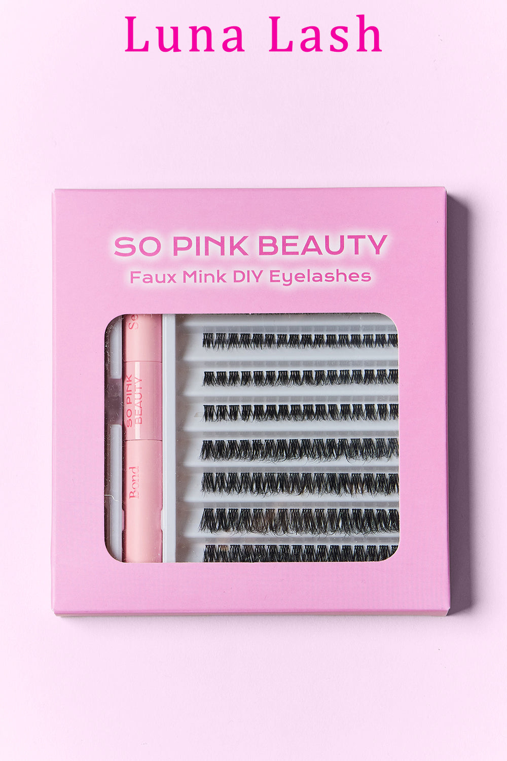 SO PINK BEAUTY Faux Mink Eyelashes Cluster Multipack - Stormyjay