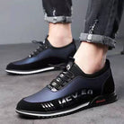 Letter Print Sneakers Men No Tie Outdoor Running Sports Shoes - Stormyjay