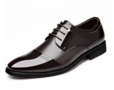 Step into autumn with style in our leather business dress shoes for men, complemented by fashionable belts to enhance your overall look. - Stormyjay