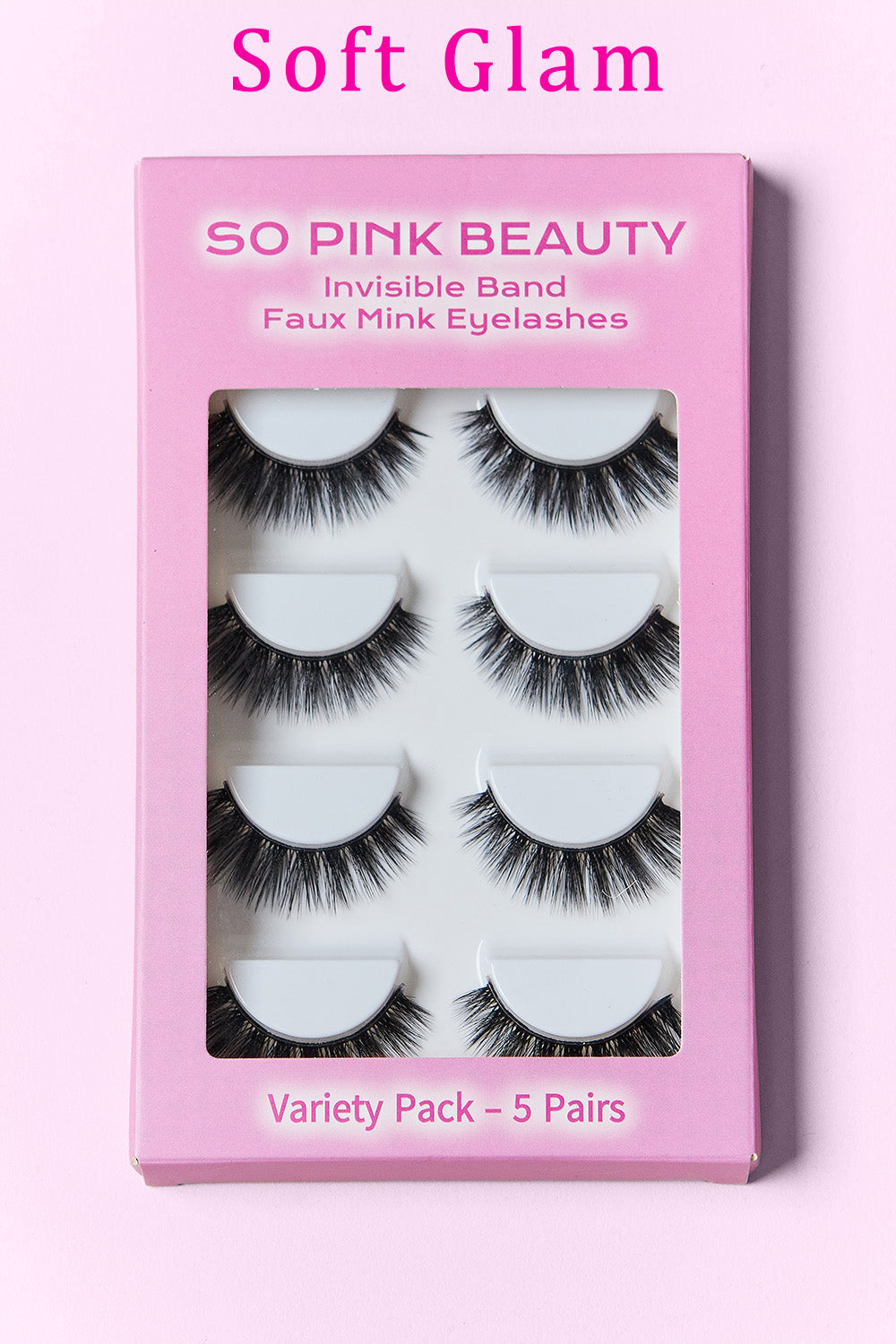 SO PINK BEAUTY Mink Eyelashes 5 Pairs - Stormyjay