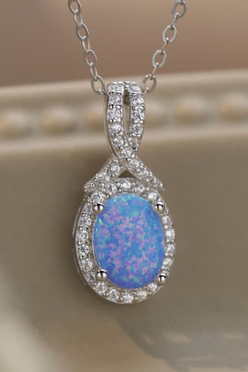 Feeling My Best Opal Pendant Necklace - Stormyjay