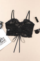 Lace-Up Lace Bralette - Stormyjay