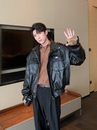 Fashion Autumn Winter Leather Jacket Men - Stormyjay