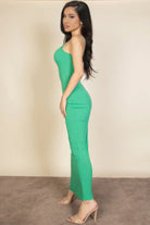 Ribbed Mermaid Hem Camisole Maxi Dress - Stormyjay