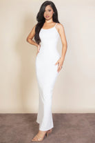 Ribbed Mermaid Hem Camisole Maxi Dress - Stormyjay