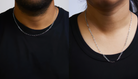 Unisex Solid 14K Gold 2.5mm Paperclip Chain Necklace - Stormyjay