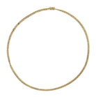 Semi-Solid 14K Yellow Gold 4.5mm Miami Cuban Chain Necklace - Unisex Chain - Stormyjay