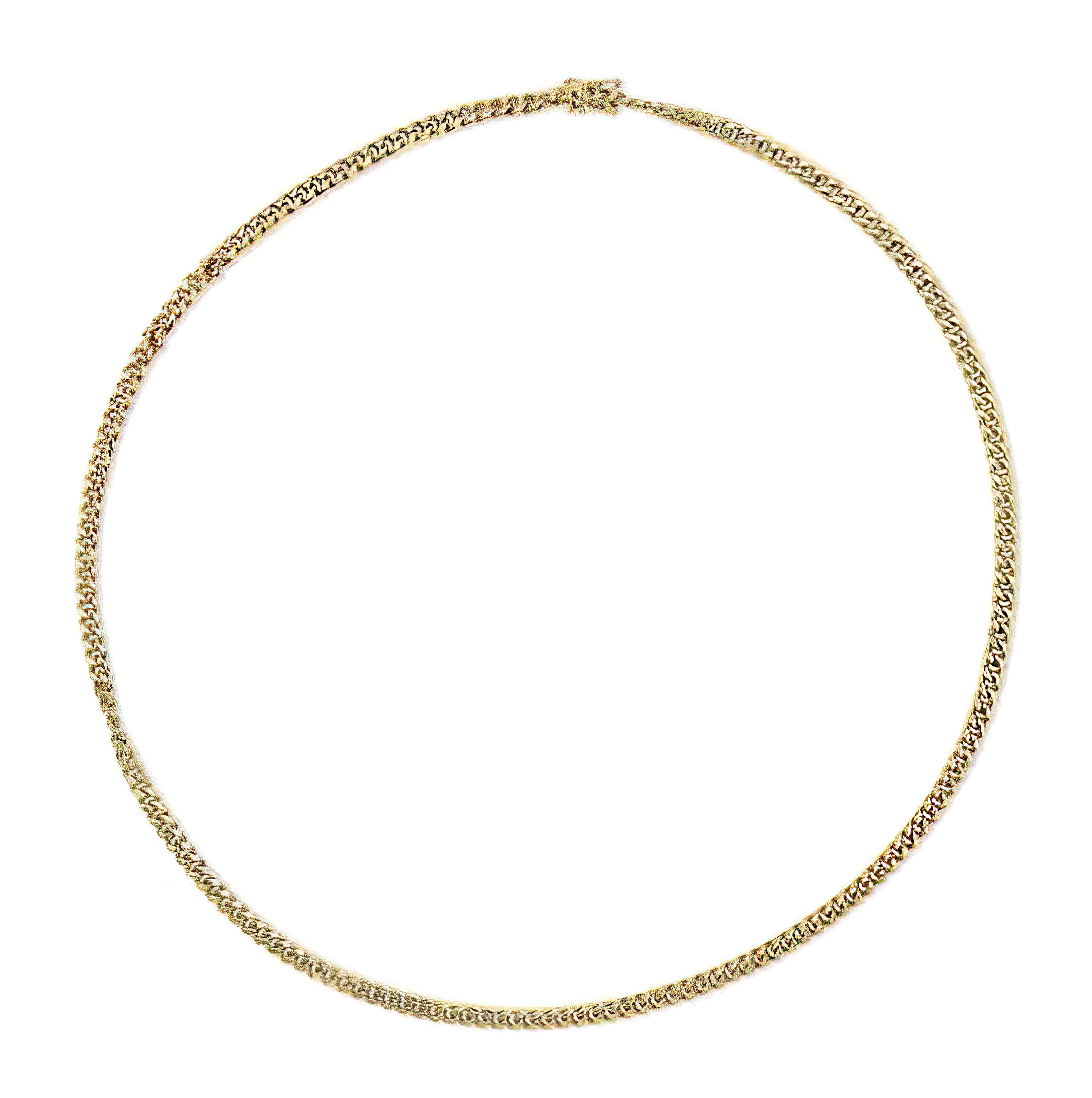 Semi-Solid 14K Yellow Gold 4.5mm Miami Cuban Chain Necklace - Unisex Chain - Stormyjay