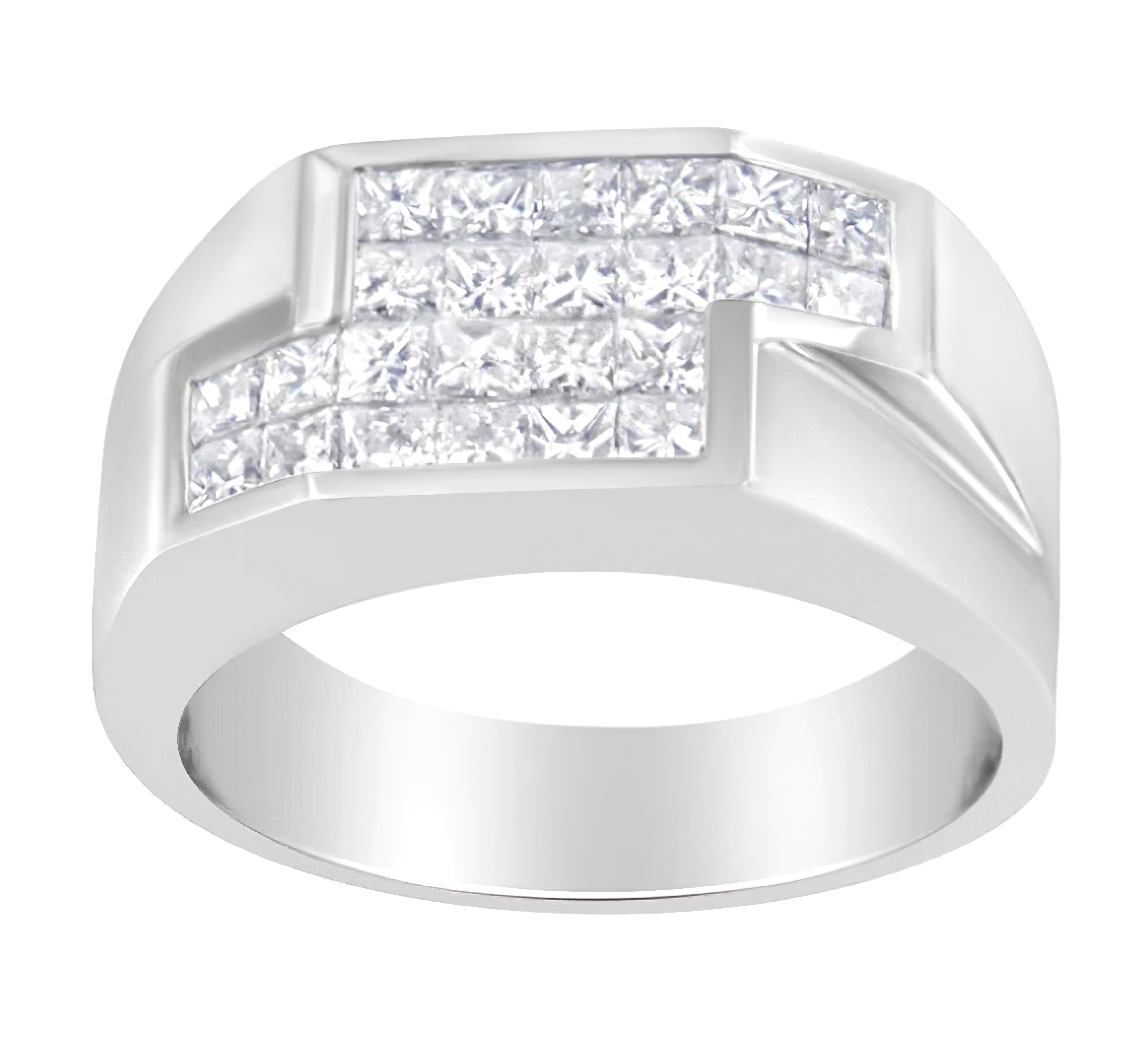 14KT White Gold Diamond Cluster Ring (1 3/4 cttw, G-H Color, VS2-SI1 Clarity) - Stormyjay