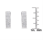 Sterling-Silver Diamond Hoop Earring (1/2 cttw, I-J Color, I2-I3 Clarity) - Stormyjay