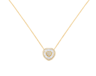 10KT Yellow Gold Diamond Heart Pendant Necklace (1/2 cttw, H-I Color, I1-I2 Clarity) - Stormyjay