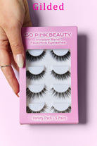 SO PINK BEAUTY Faux Mink Eyelashes Variety Pack 5 Pairs - Stormyjay