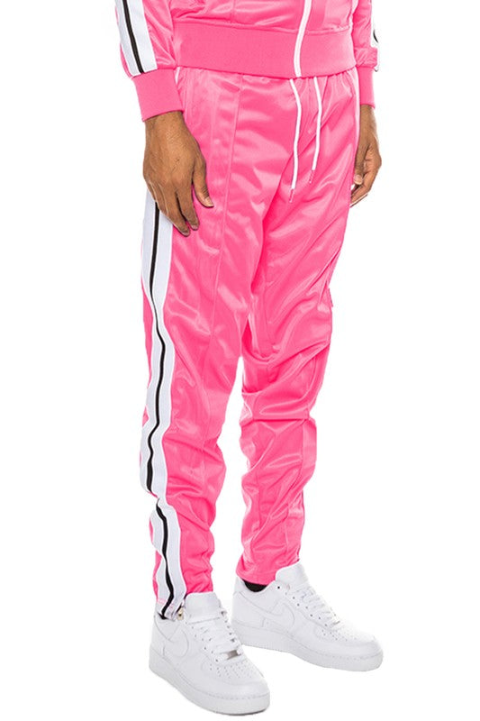 STRIPED TAPE TRACK PANTS - Stormyjay