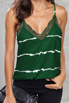 Lace Detail V-Neck Cami - Stormyjay