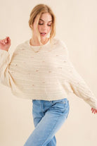 And The Why Dolman Sleeves Sweater - Stormyjay